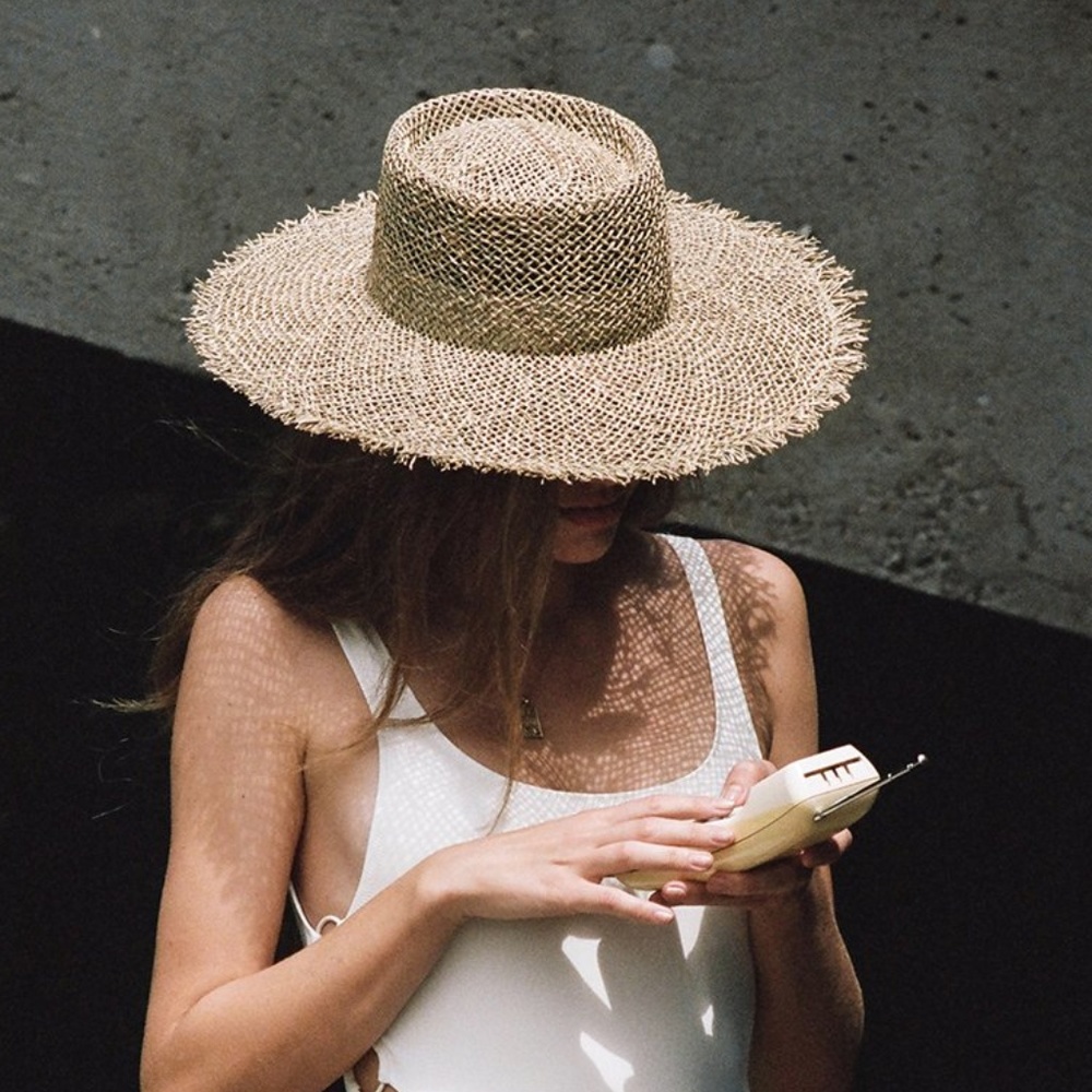 Lack of Color Sunnydip Fray Boater